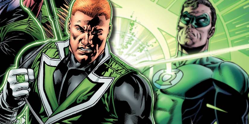 Guy Gardner and Hal Jordan Green Lanterns from DC Comics