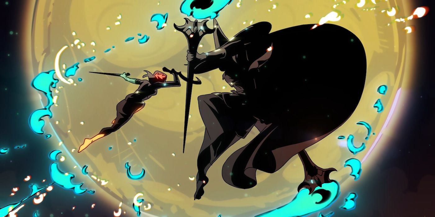 Melinoe and Hecate fighting in the Hades 2 animated trailer