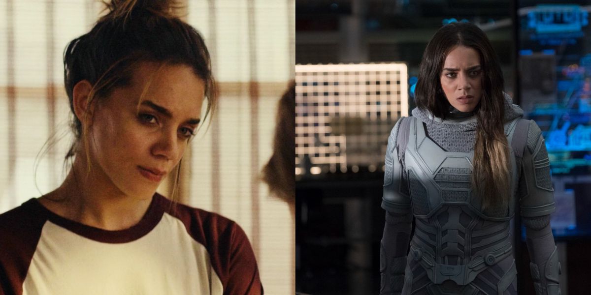 hannah john-kamen in black mirror and ghost in ant-man and wasp split image