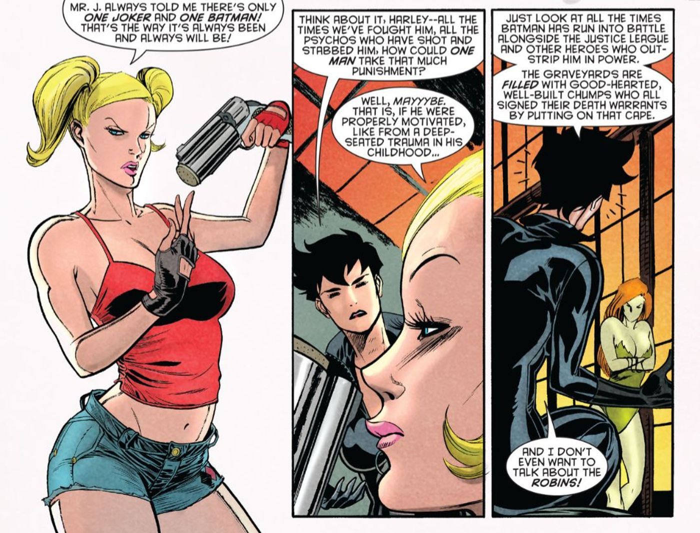 Harley Quinn Knows Batman Identity DC Comics