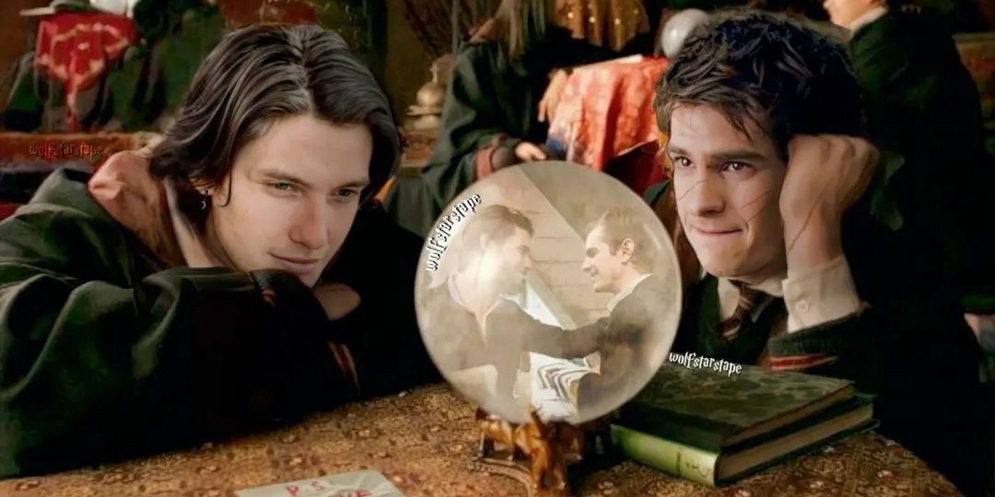 Harry Potter fan art Ben Barnes as Sirius Black and Andrew Garfield as Remus Lupin