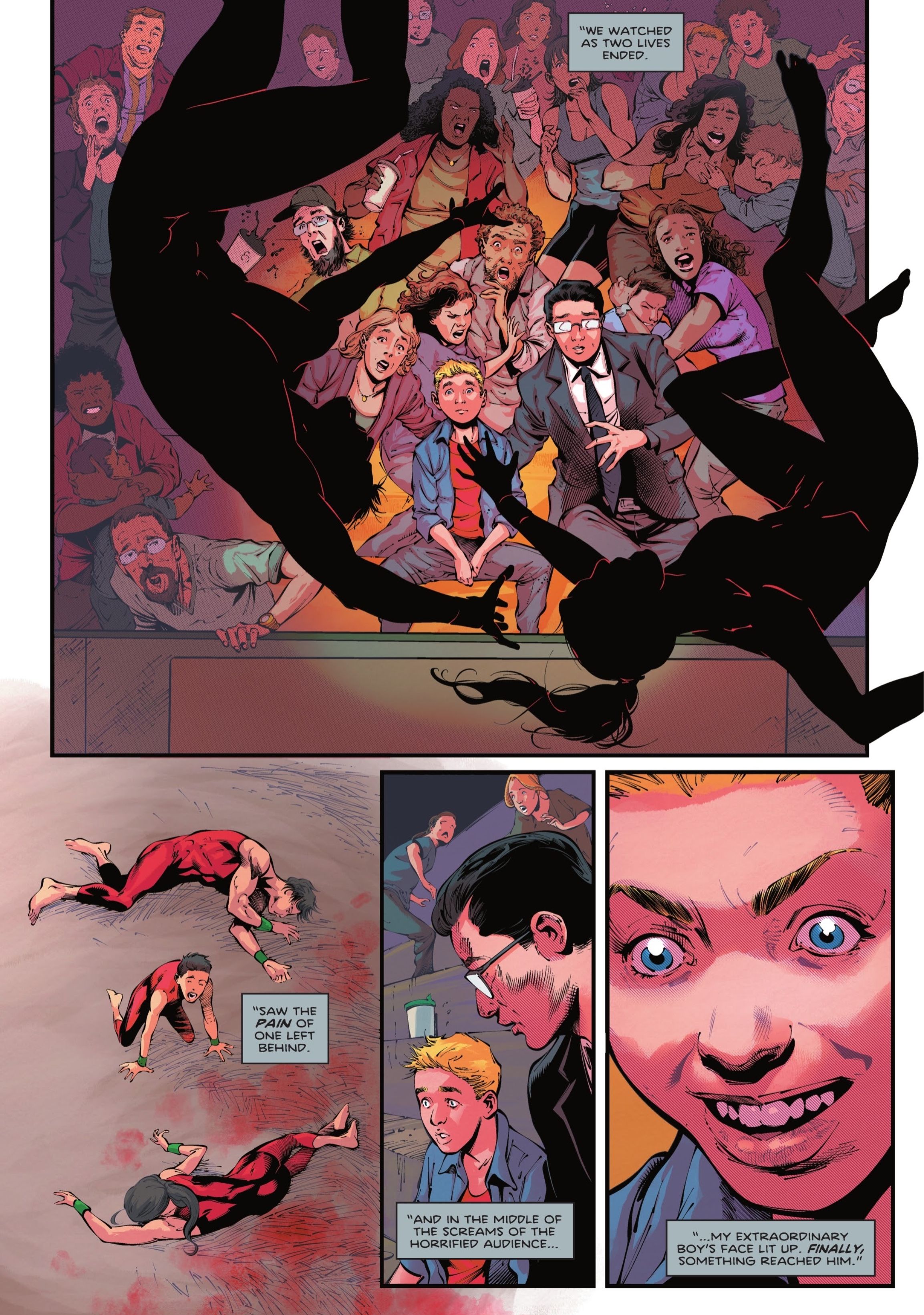 Heartless Witnesses Flying Grayson Deaths in Nightwing Annual