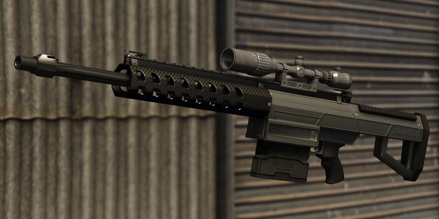 Heavy Sniper MK2 in GTA Online.