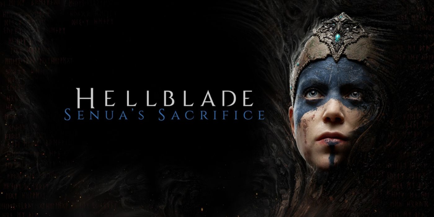 Senua wearing her war paint in Hellblade: Senua's Sacrifice promo art.