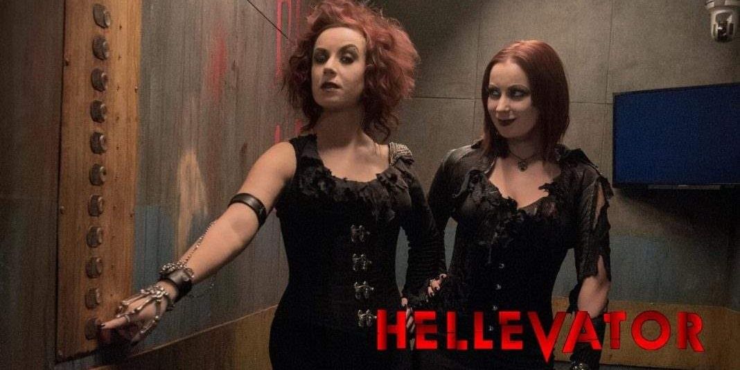 Hellevator Hosts Looking Sinister In Scary Elevator