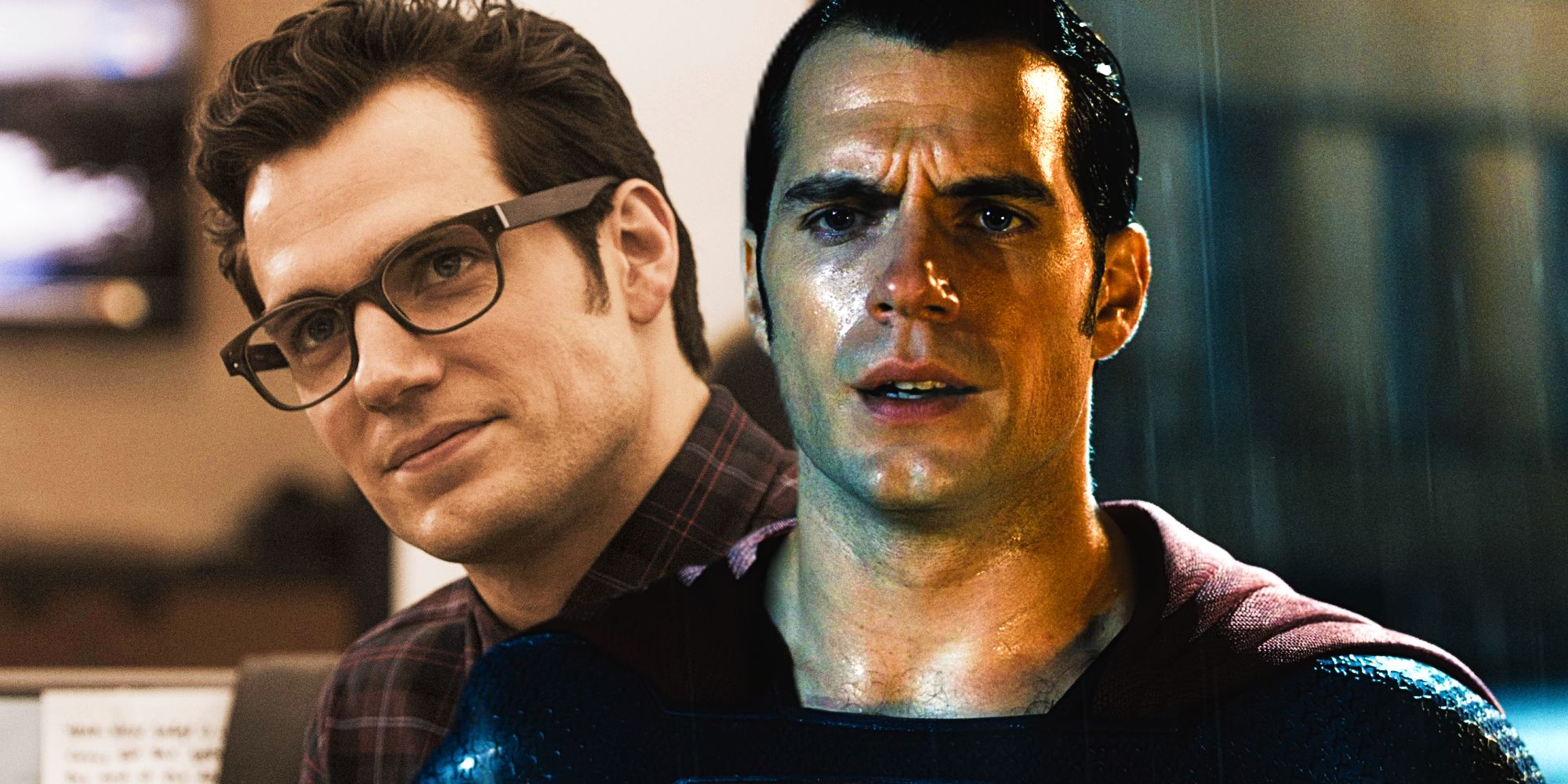 Henry Cavill como Clark Kent e Superman