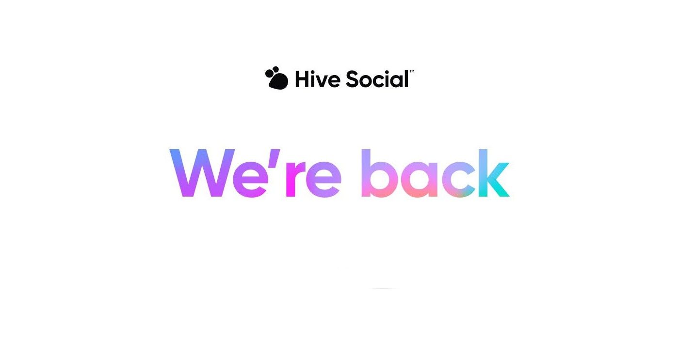 An image announcing Hive Social&rsquo;s return