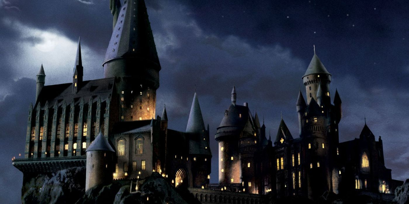 Castelo de Hogwarts de Harry Potter. 