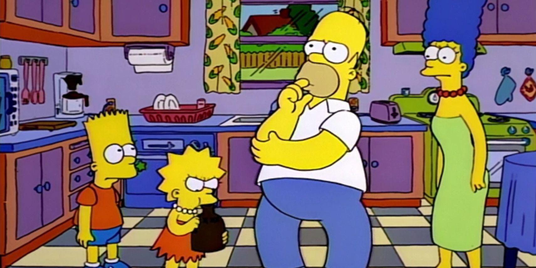 Homer Simpson Pensando - Os Simpsons Temporada 5