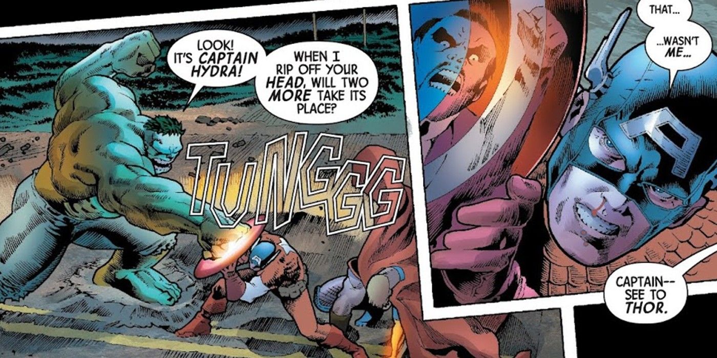 Hulk vs captain america