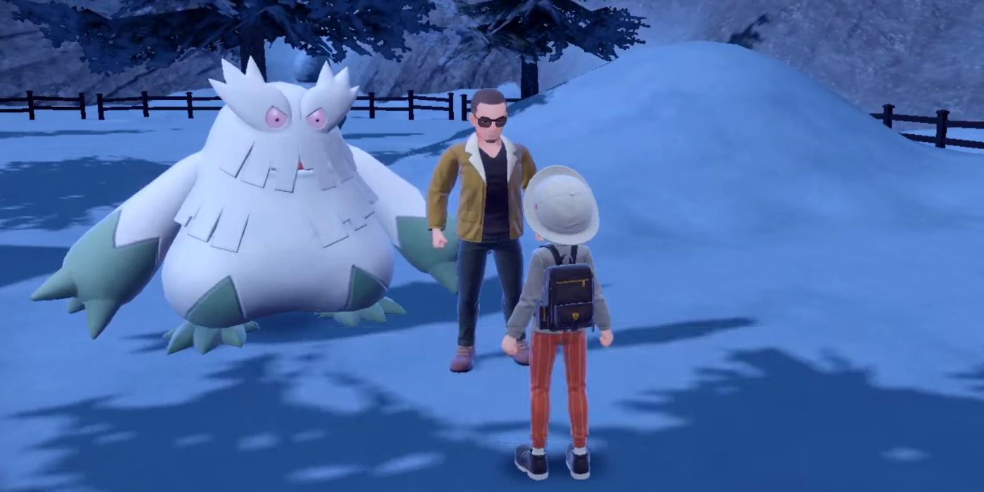 NPC de Hiper Treinamento em Pokémon Scarlet e Violet