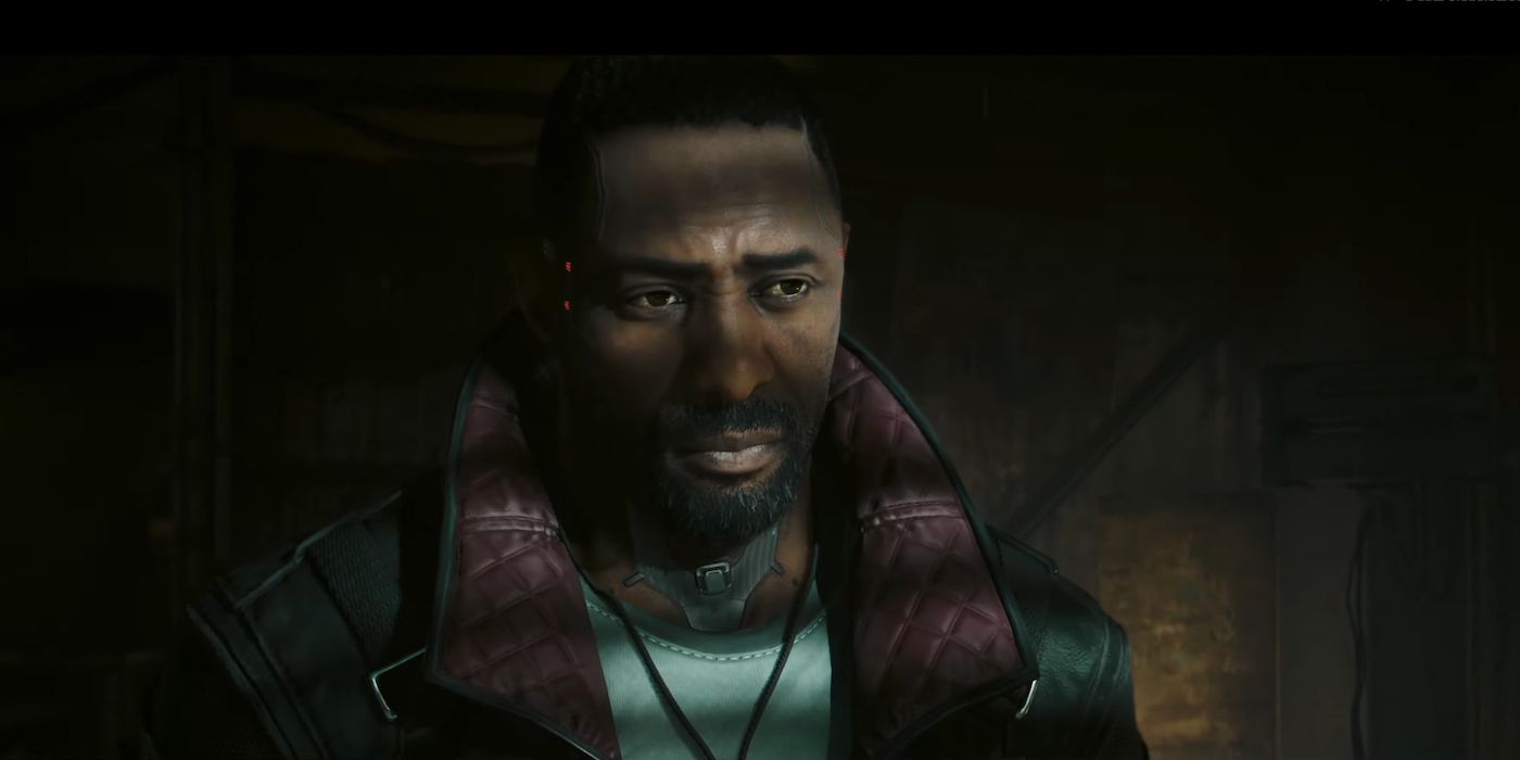 Idris Elba como Solomon Reed em Cyberpunk 2077: Phantom Liberty