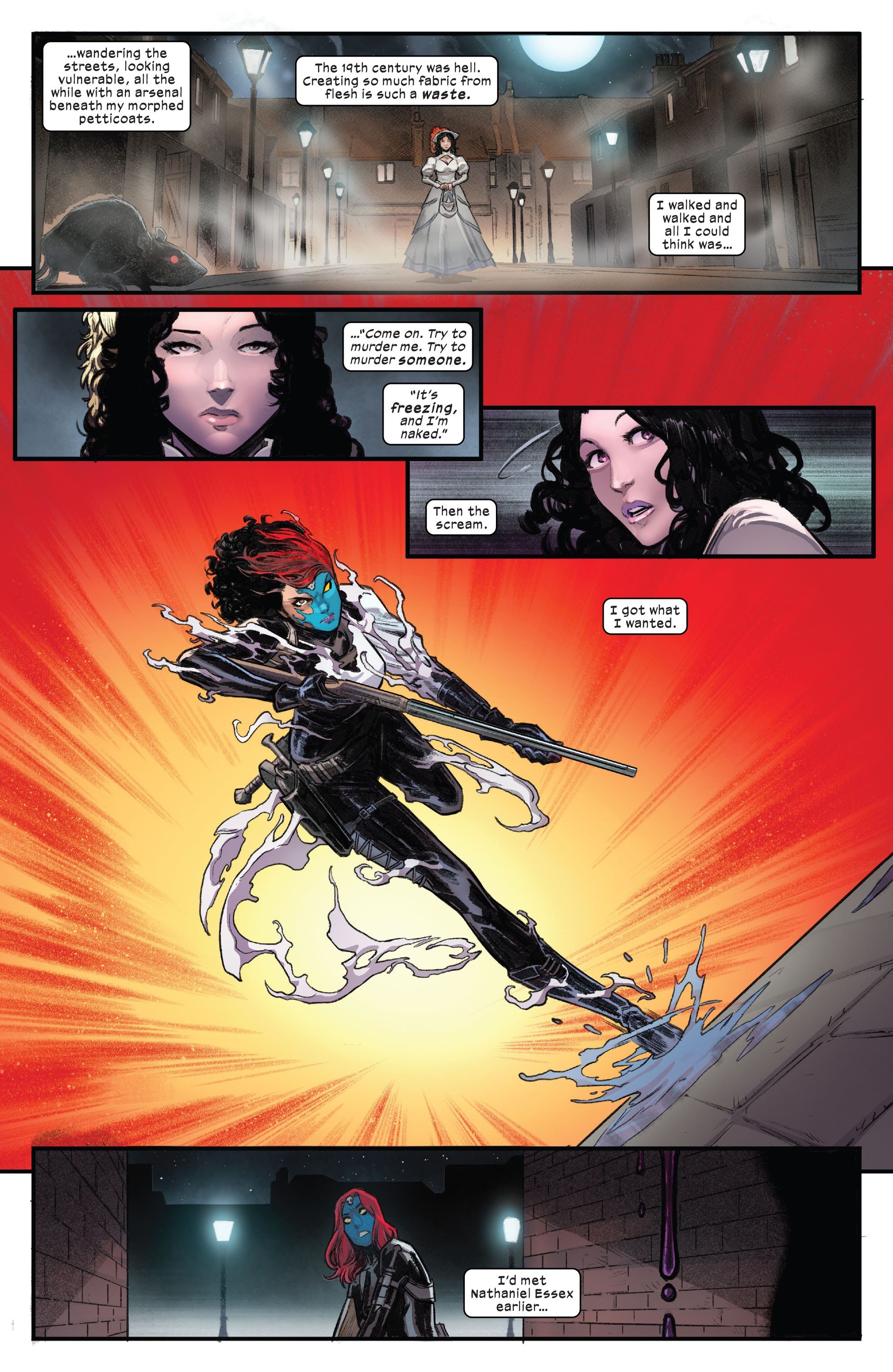 Parte grosseira dos poderes de Mystique confirmados em Immortal X-Men #8