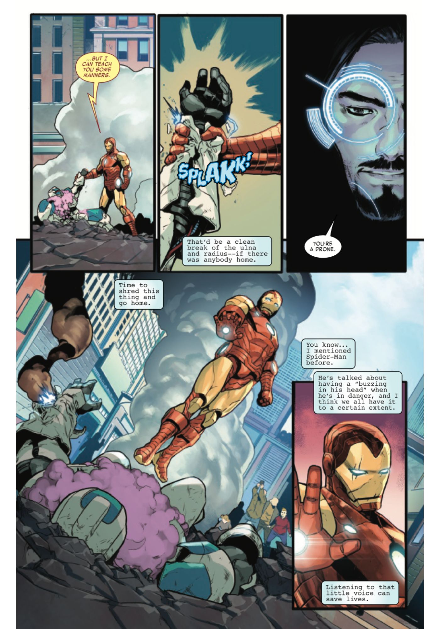 Homem de Ferro Senso de Aranha Marvel Comics