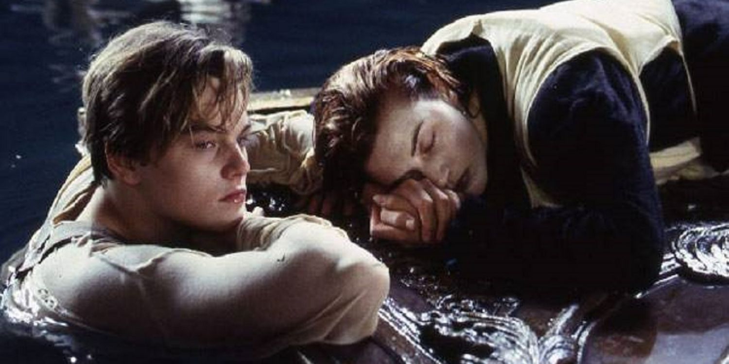 Jack alors qu'il veille sur Rose dans Titanic