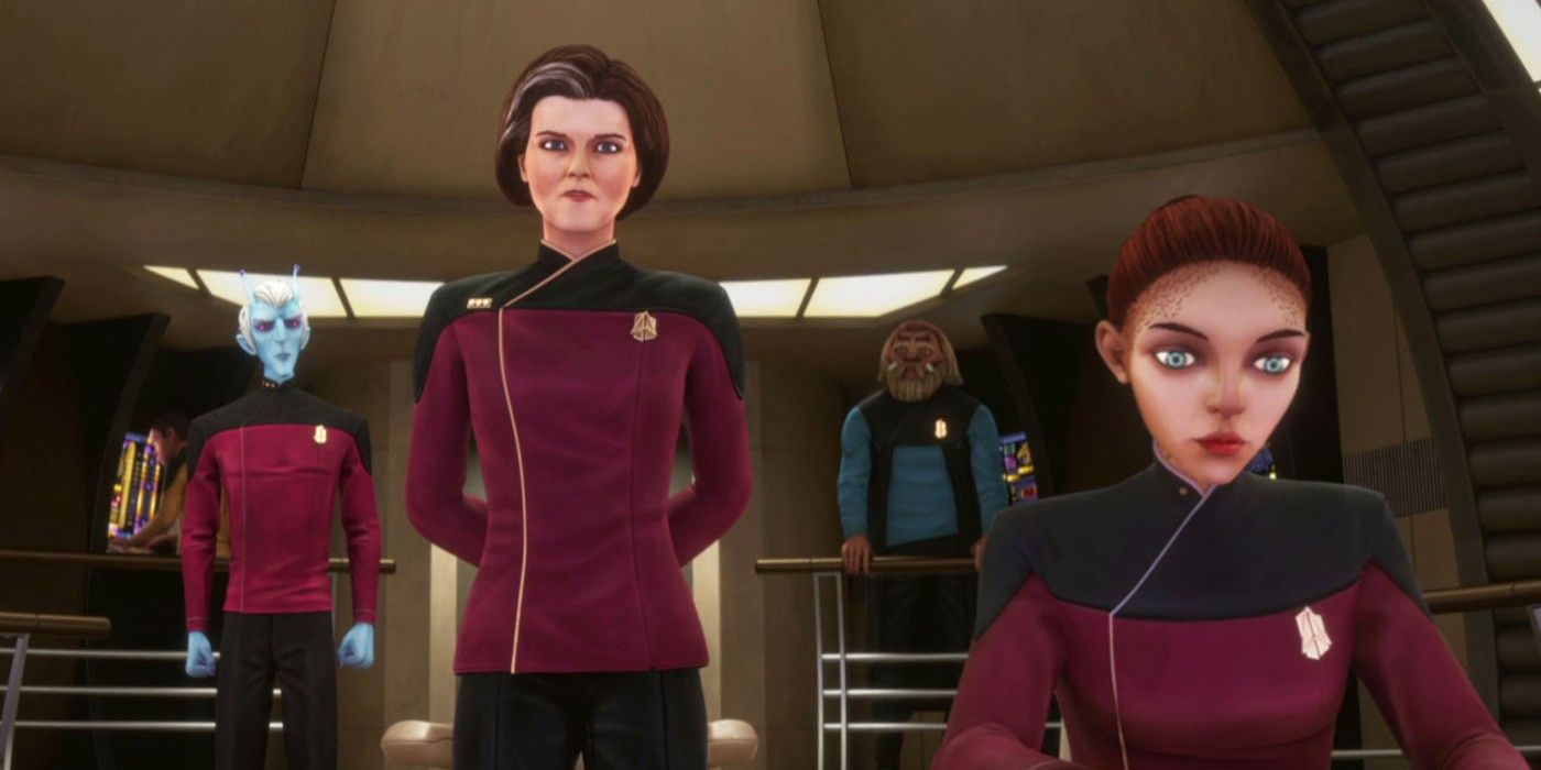 Admiral Janeway and Asencia Star Trek Prodigy