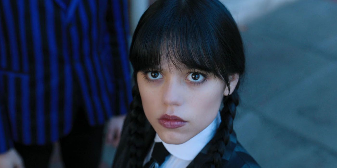 Jenna Ortega como quarta-feira ao lado de Enid