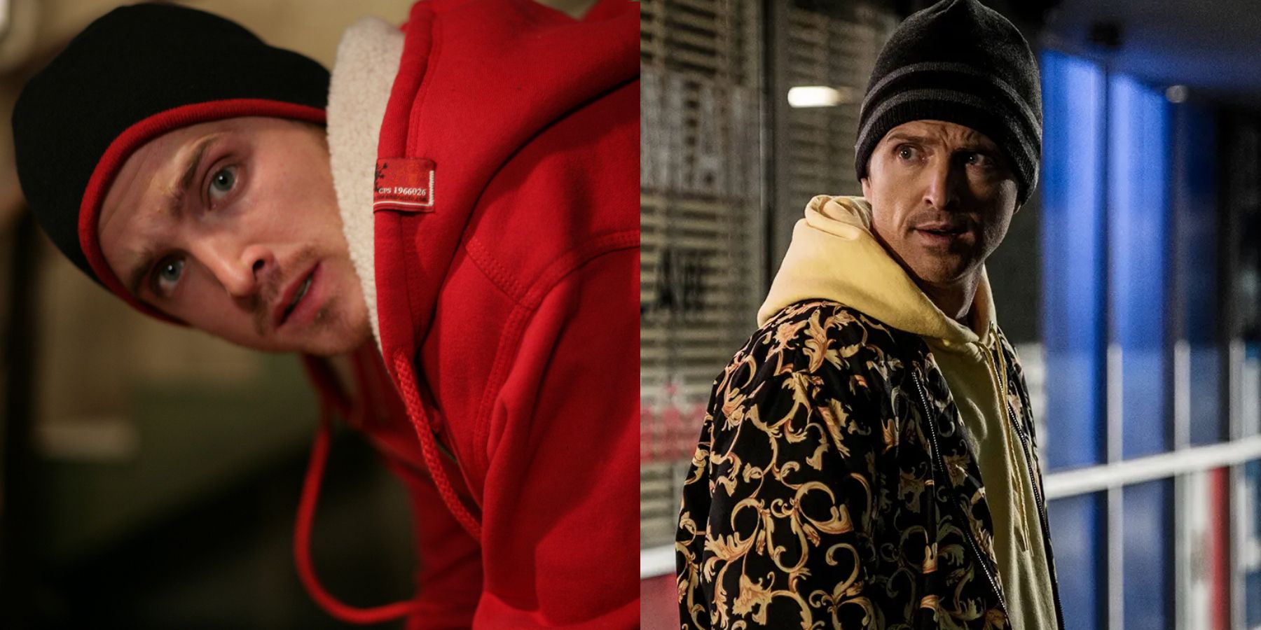 Aaron Paul como Jesse Pinkman em Breaking Bad e Better Call Saul