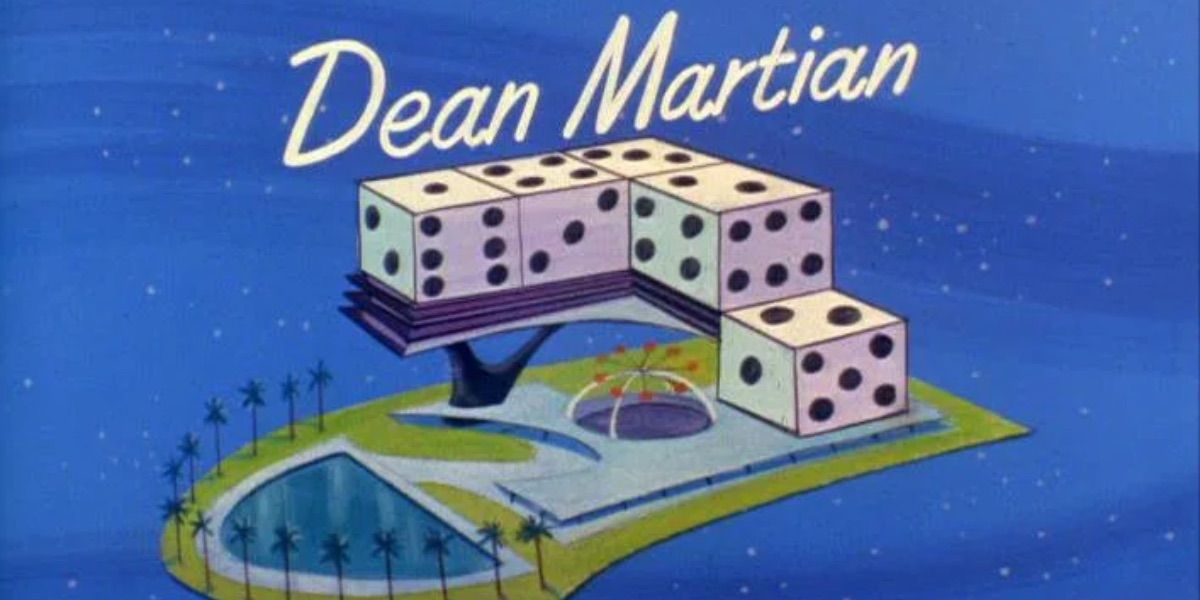 The Dean Martian casino floats in space from The Jetsons 