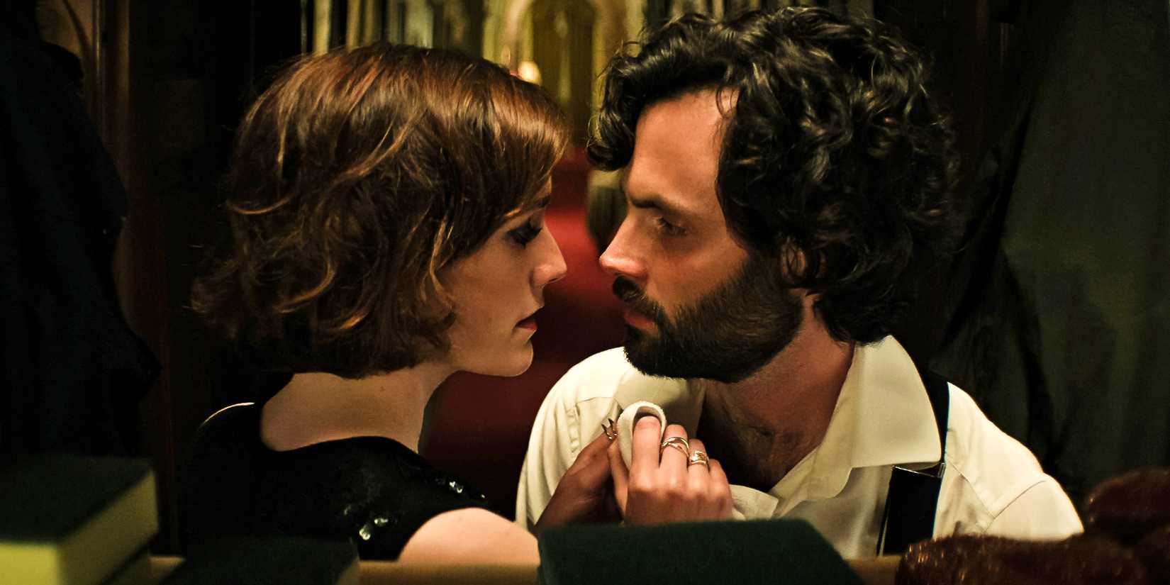 Joe and Kate with their faces close together in You Season 4 