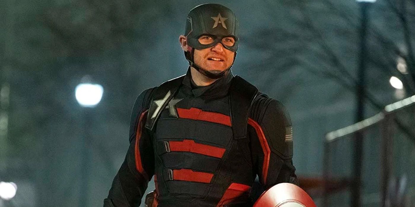 John Walker in his full Captain America costume in The Falcon And The Winter Soldier