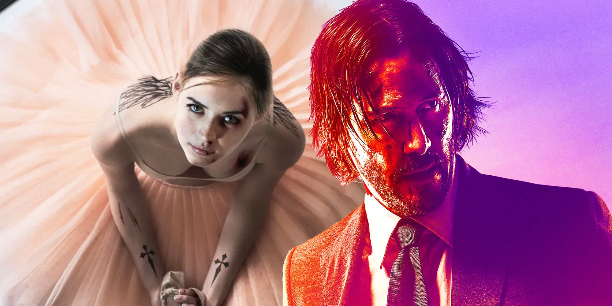 Pôster de John Wick e a Bailarina