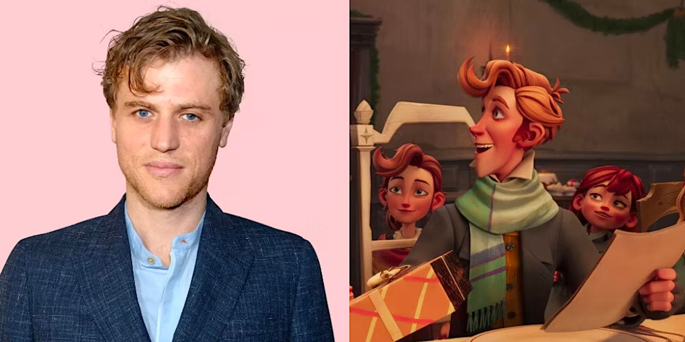 Johnny Flynn as Bob Cratchit in Netflix's Scrooge A Christmas Carol