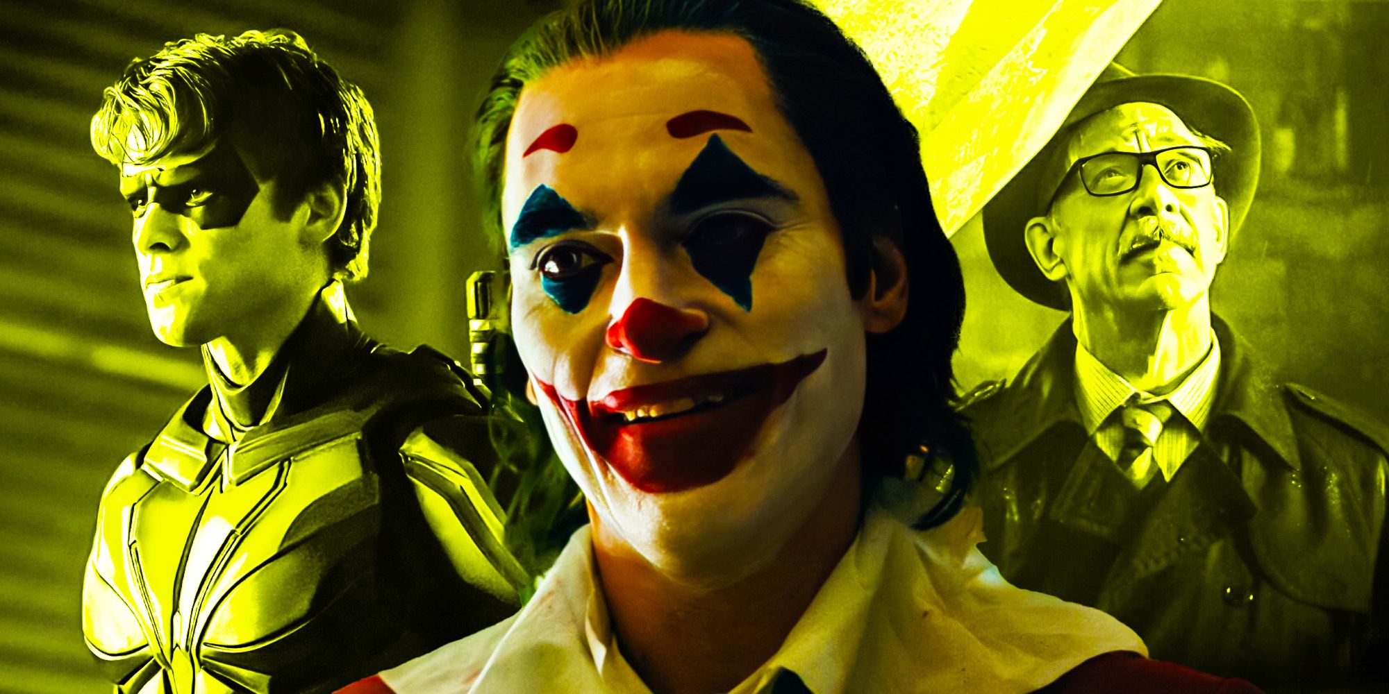 Joker Joaquin Phoenix Commissioner Gordon Nightwing