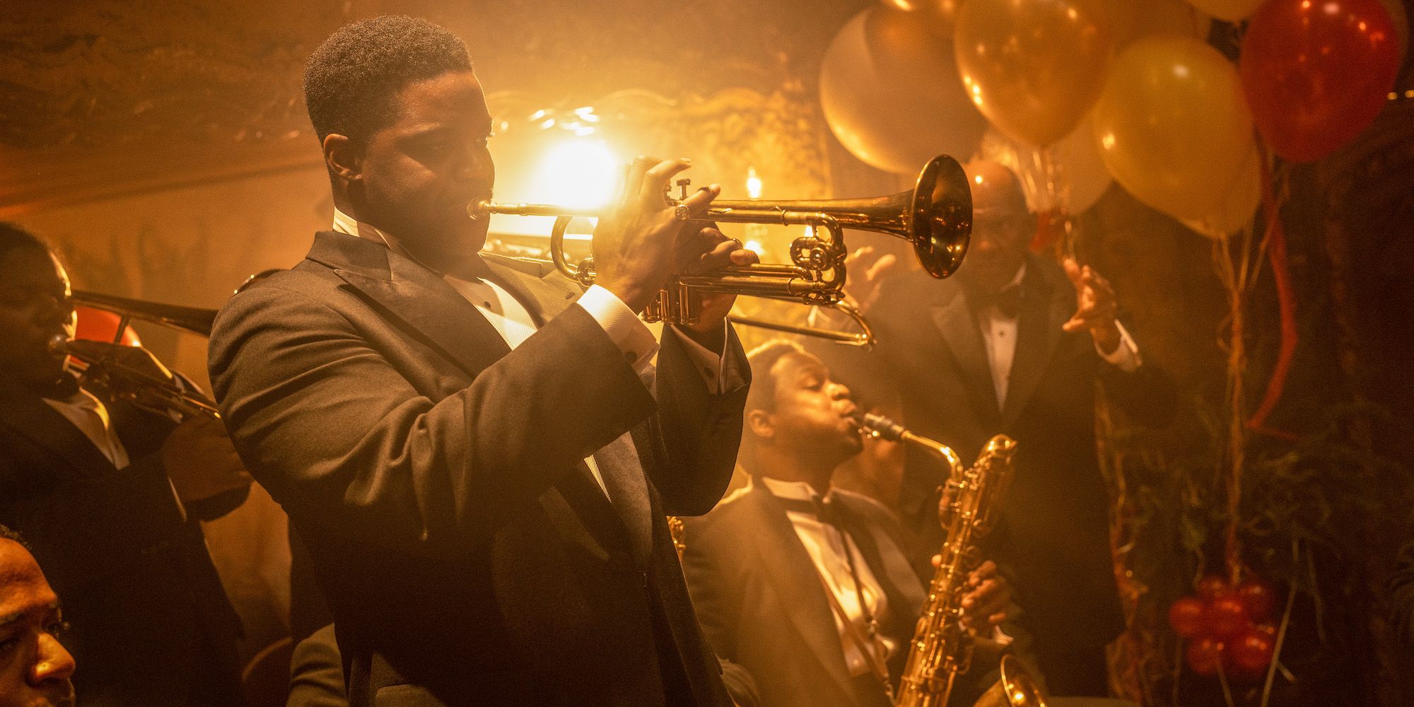 Sidney Palmer (Jovan Adepo) playing his trumpet in Babylon.