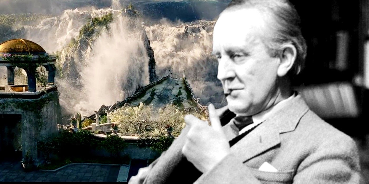 JRR Tolkien and Numenor wave in Rings of Power