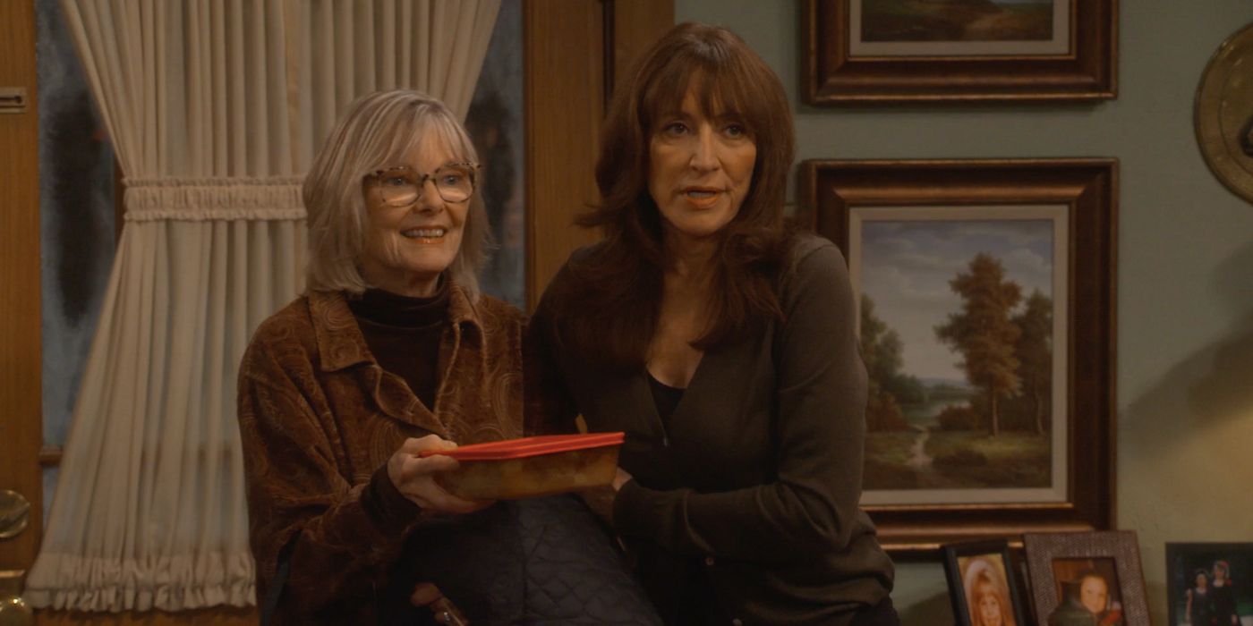 Katey Sagal as Louise with Jane Curtin in The Conners Season 5
