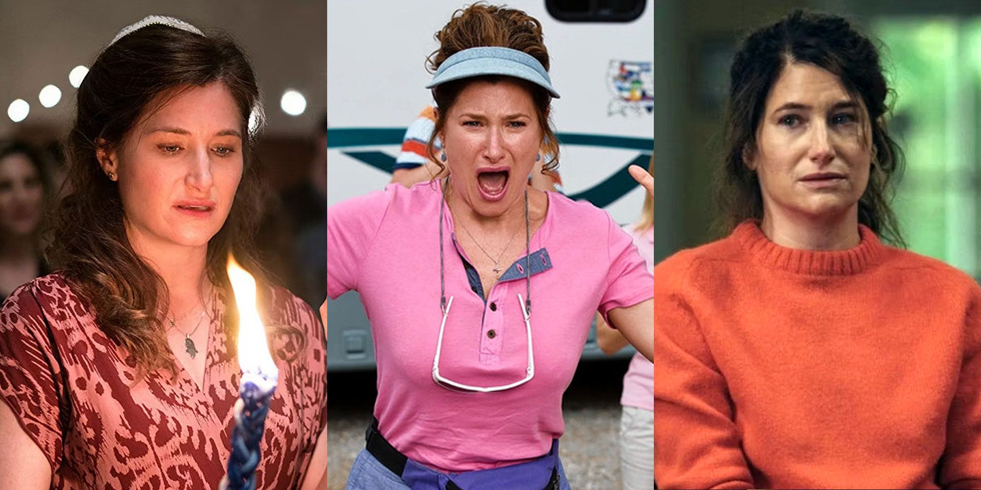 Split image of Kathryn-Hahn in Transparent, We're the Millers and I Know This Much is True