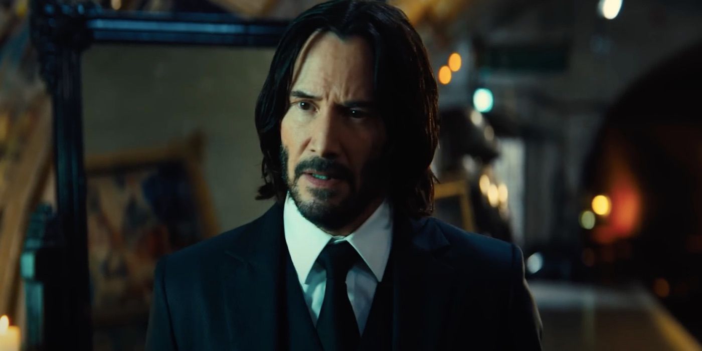 Keanu Reeves in the John Wick: Chapter 4 trailer
