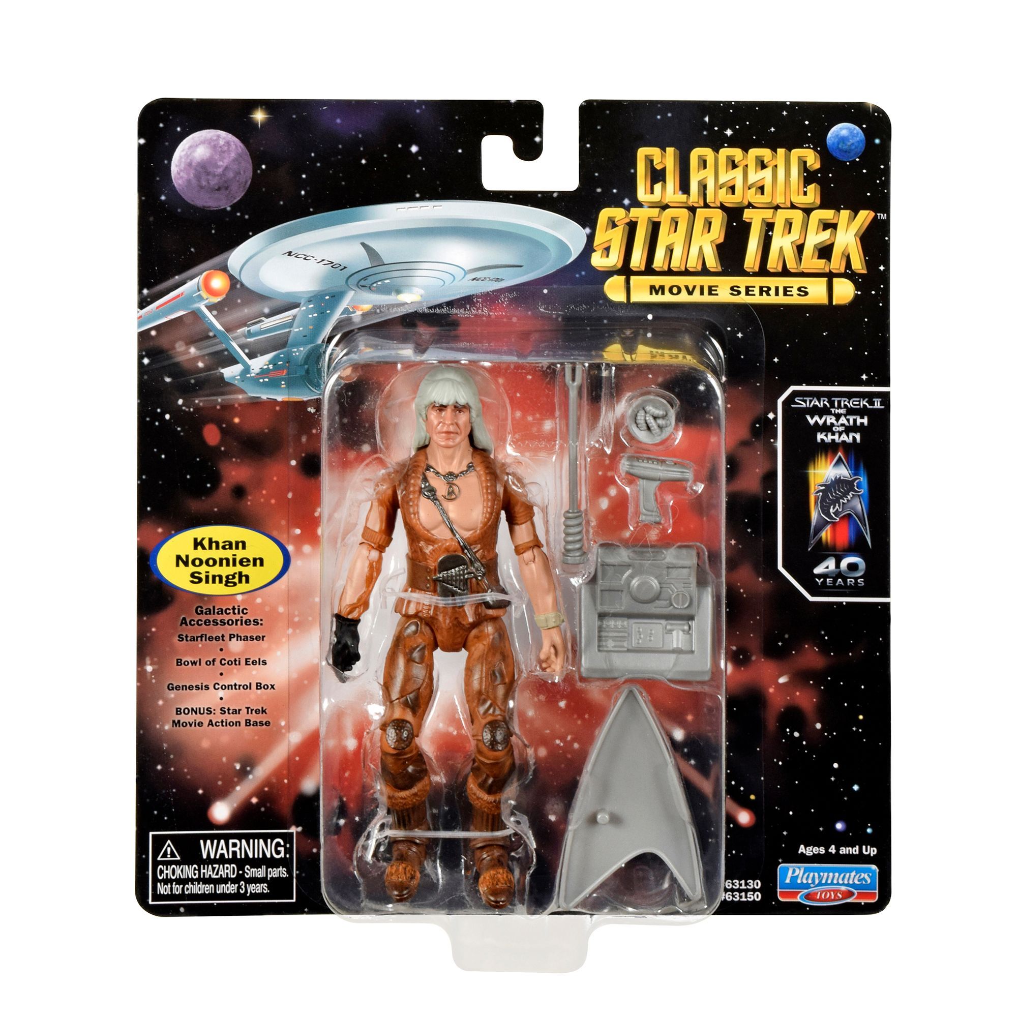 Khan Noonien Singh Star Trek Playmates Action Figure Toy 2022