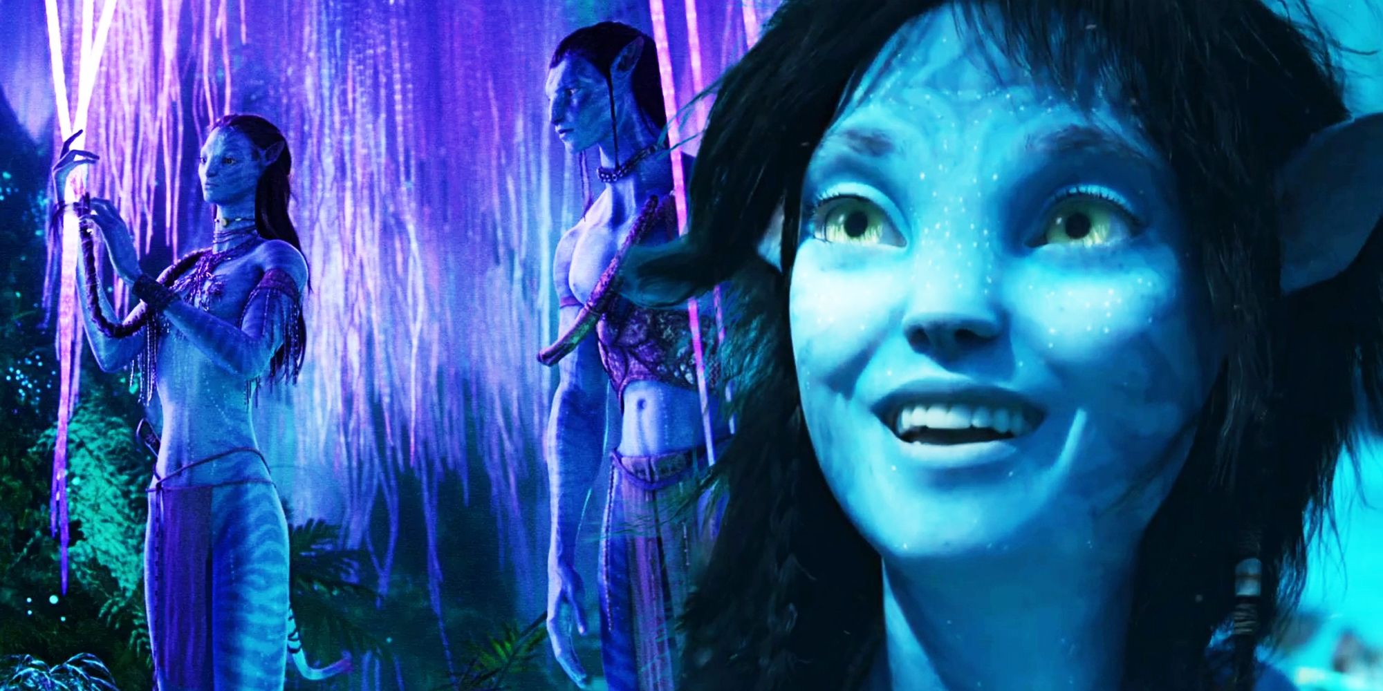 Kiri and the Tree of Souls in Avatar