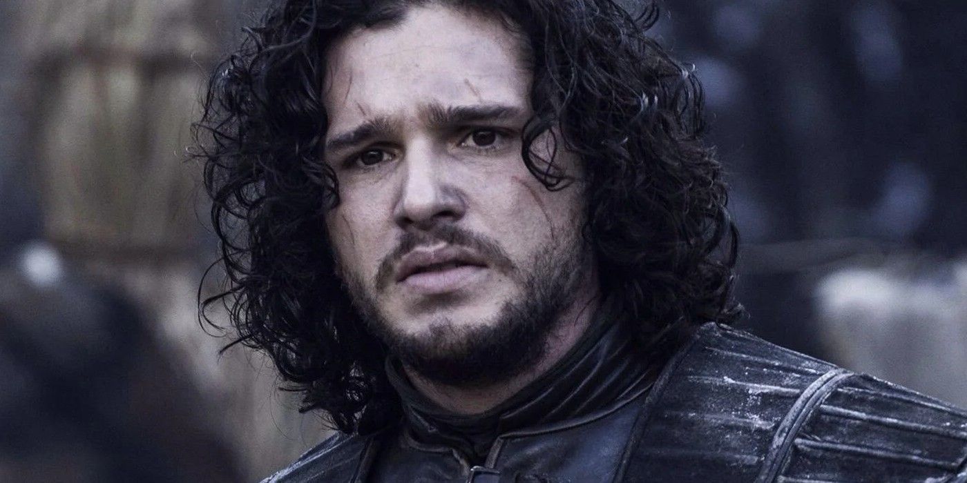 Kit Harington as Jon Snow in Game of Thrones looking concerned