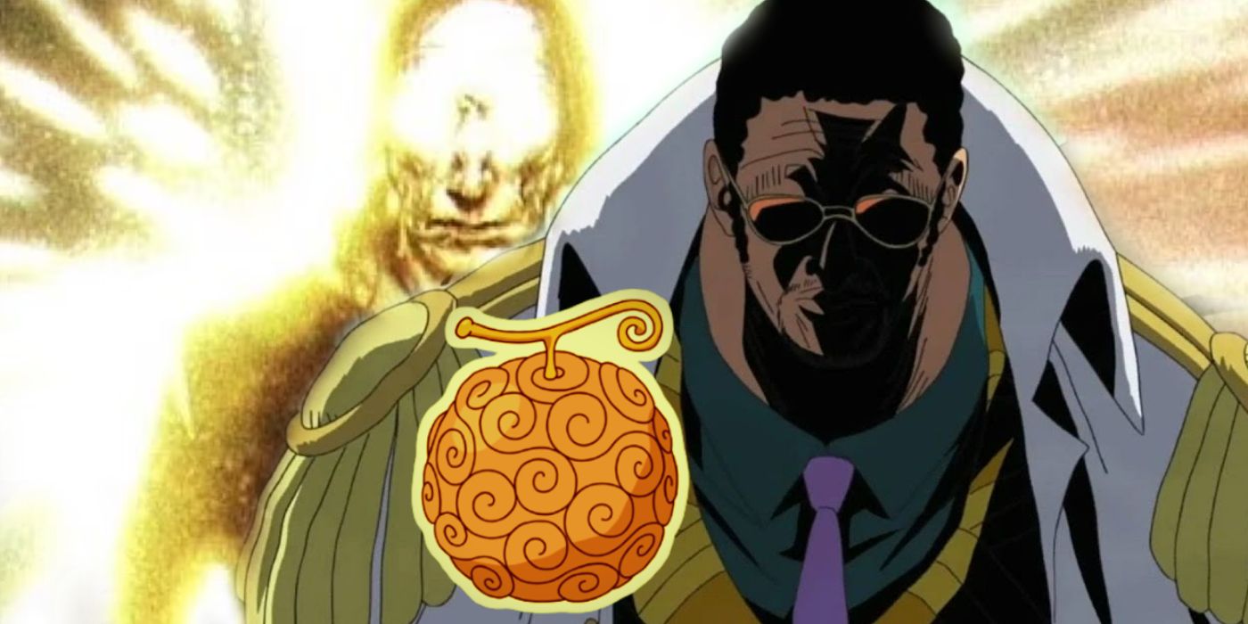 Pika Pika no mi Admiral Kizaru One Piece Borsalino Akuma no Mi Logia Devil  fruit 