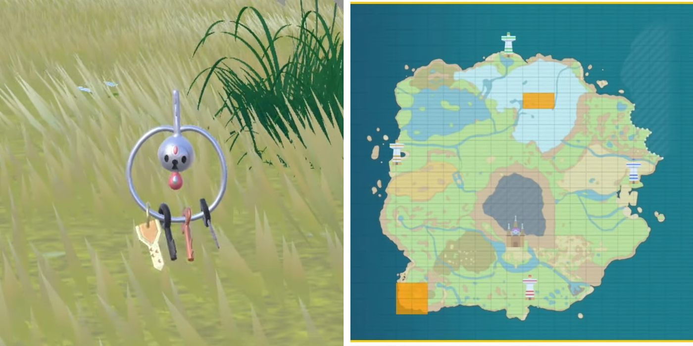 Klefki Wild Encounter and Map Location in Pokémon Scarlet and Violet