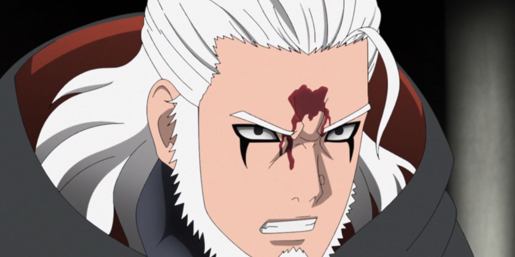 Koji has blood on his forehead and is not doomed in Boruto episode