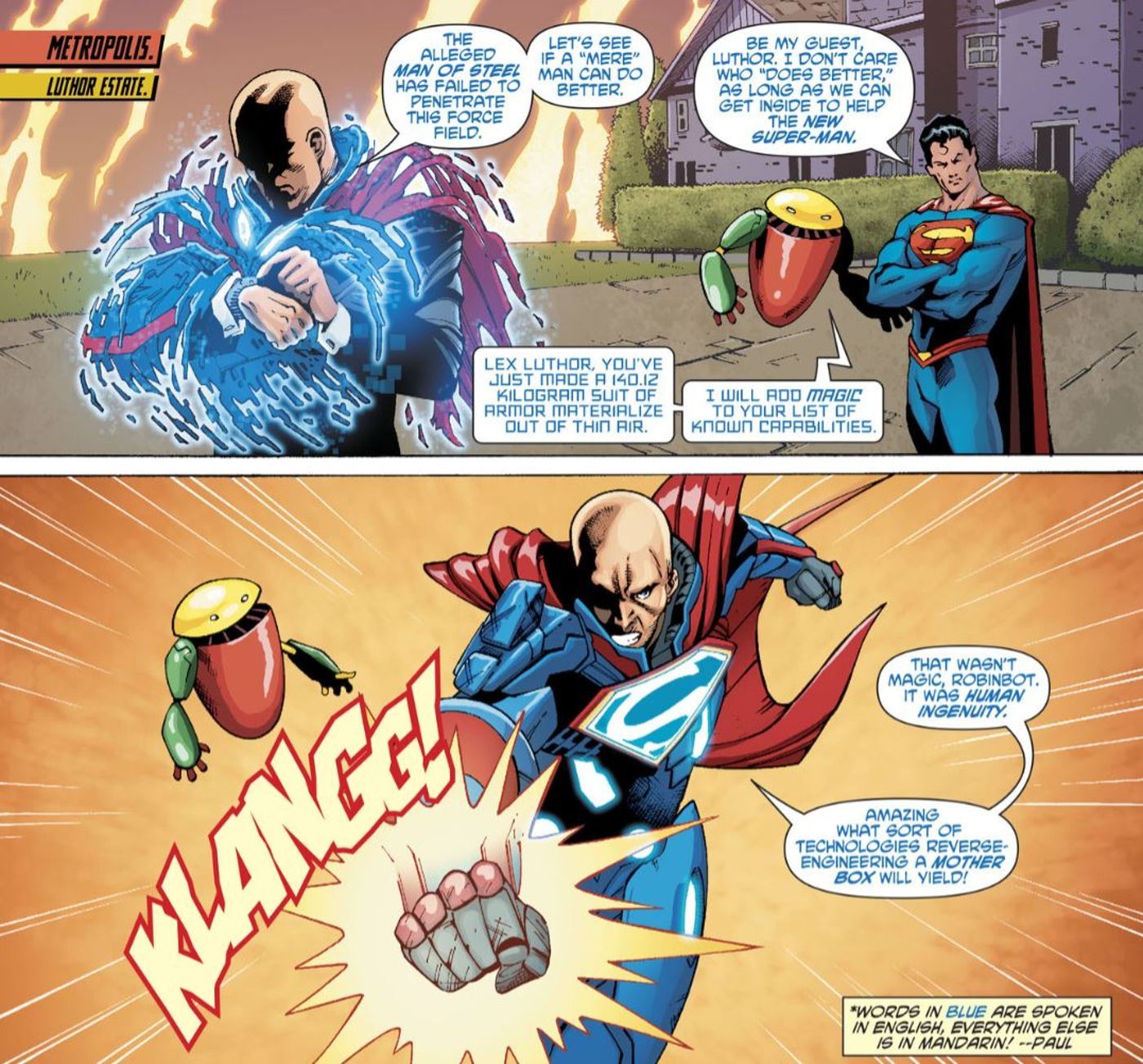 Lex Luthor Poderes Mágicos Ciência DC Comics