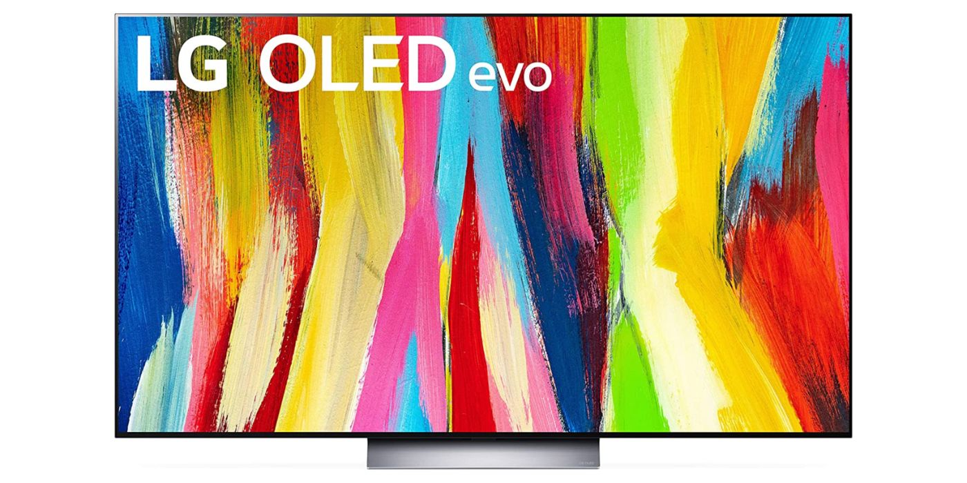 Promo image of the LG C2 OLED Evo TV.