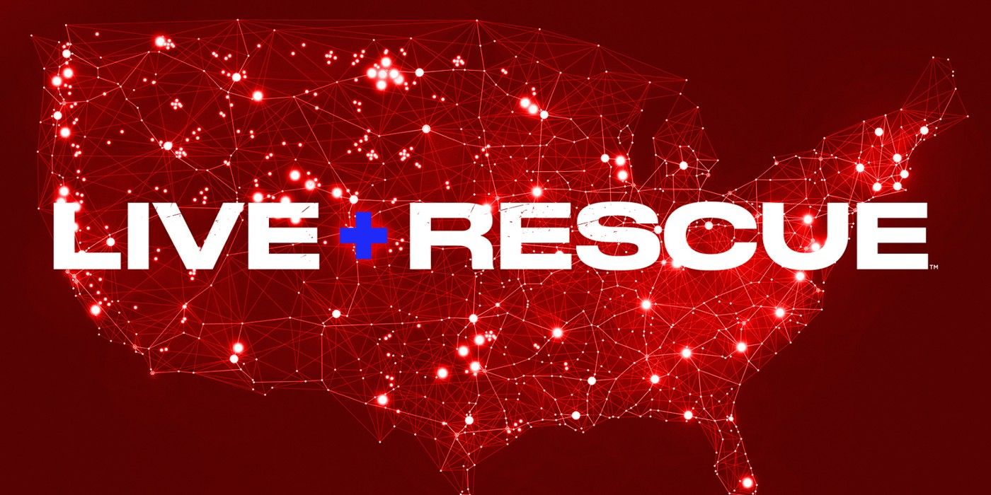 Cartão de título para o reality show Live Rescue