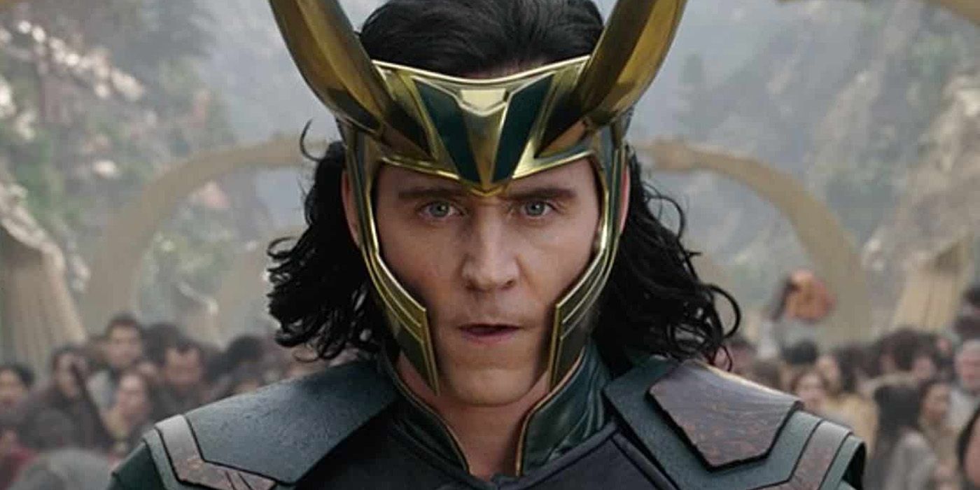 Loki in his Asgardian garb.