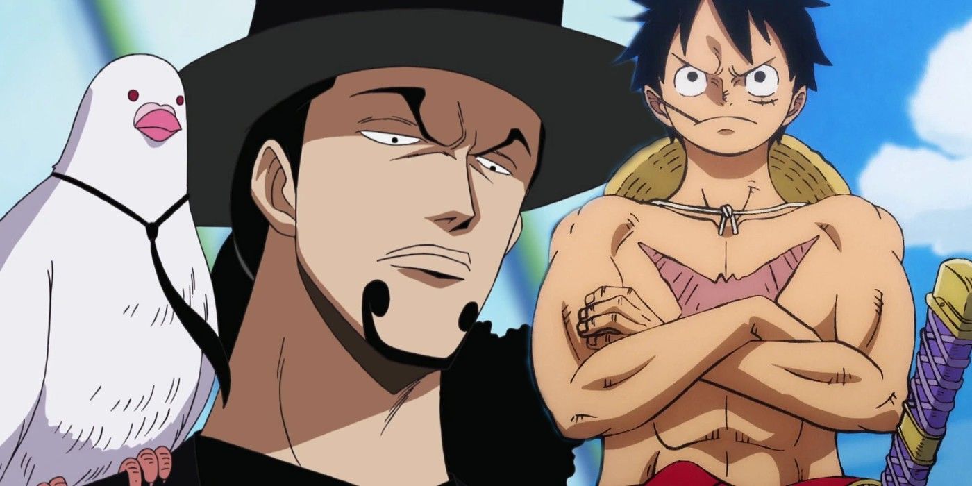 Luffy and Lucci from One Piece Next to each other