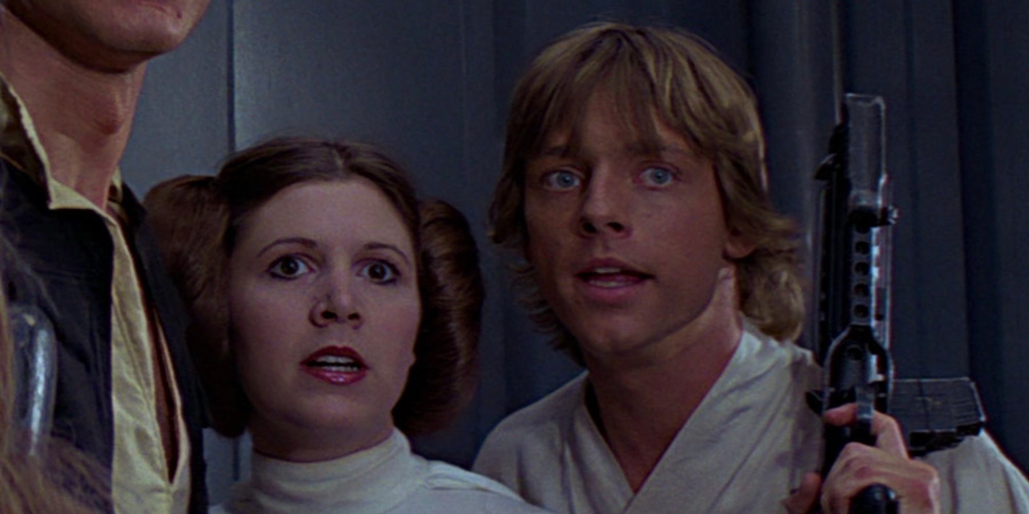 Luke and Leia attempt to escape the Death Star in A New Hope