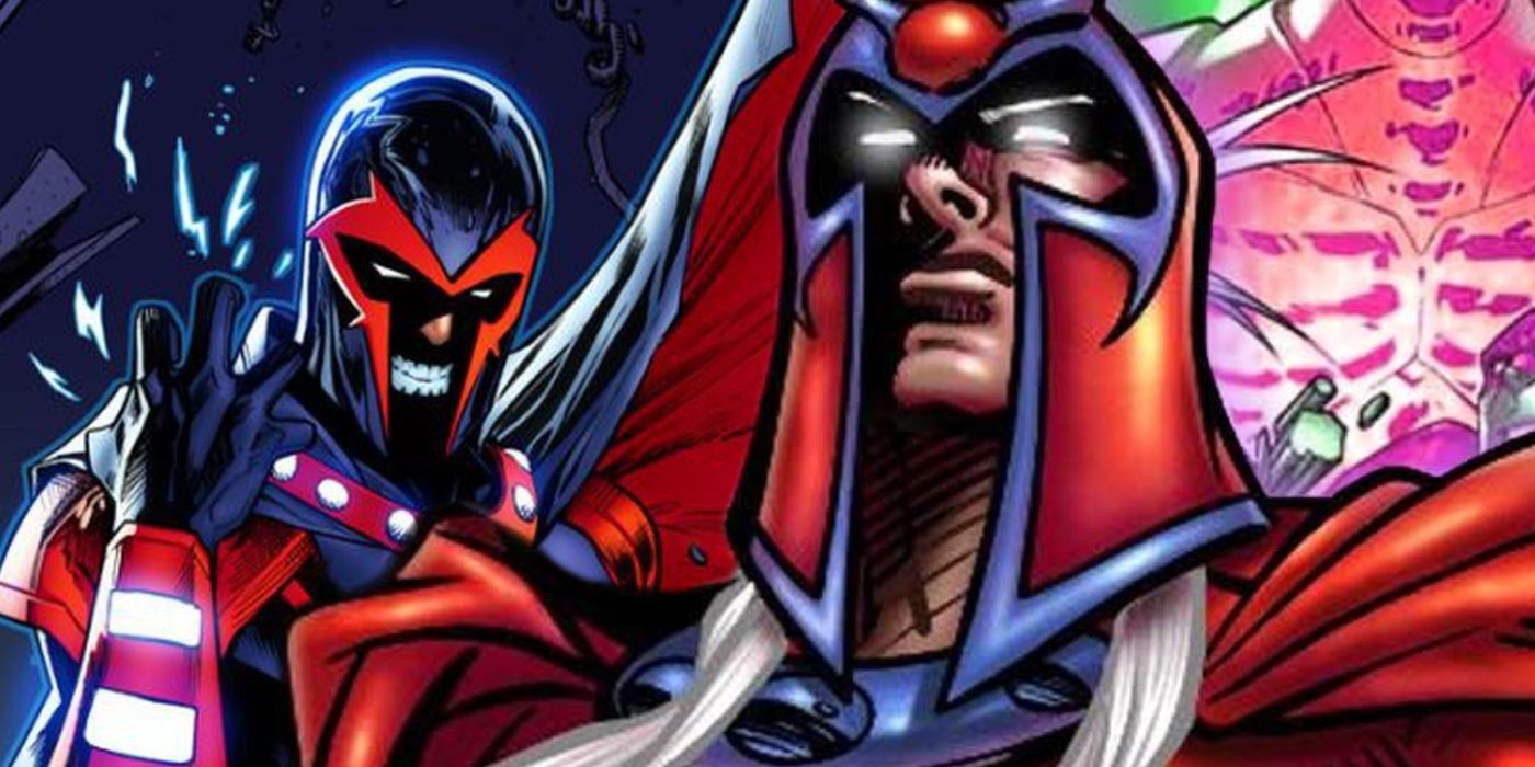 Magneto: good and evil versions. 