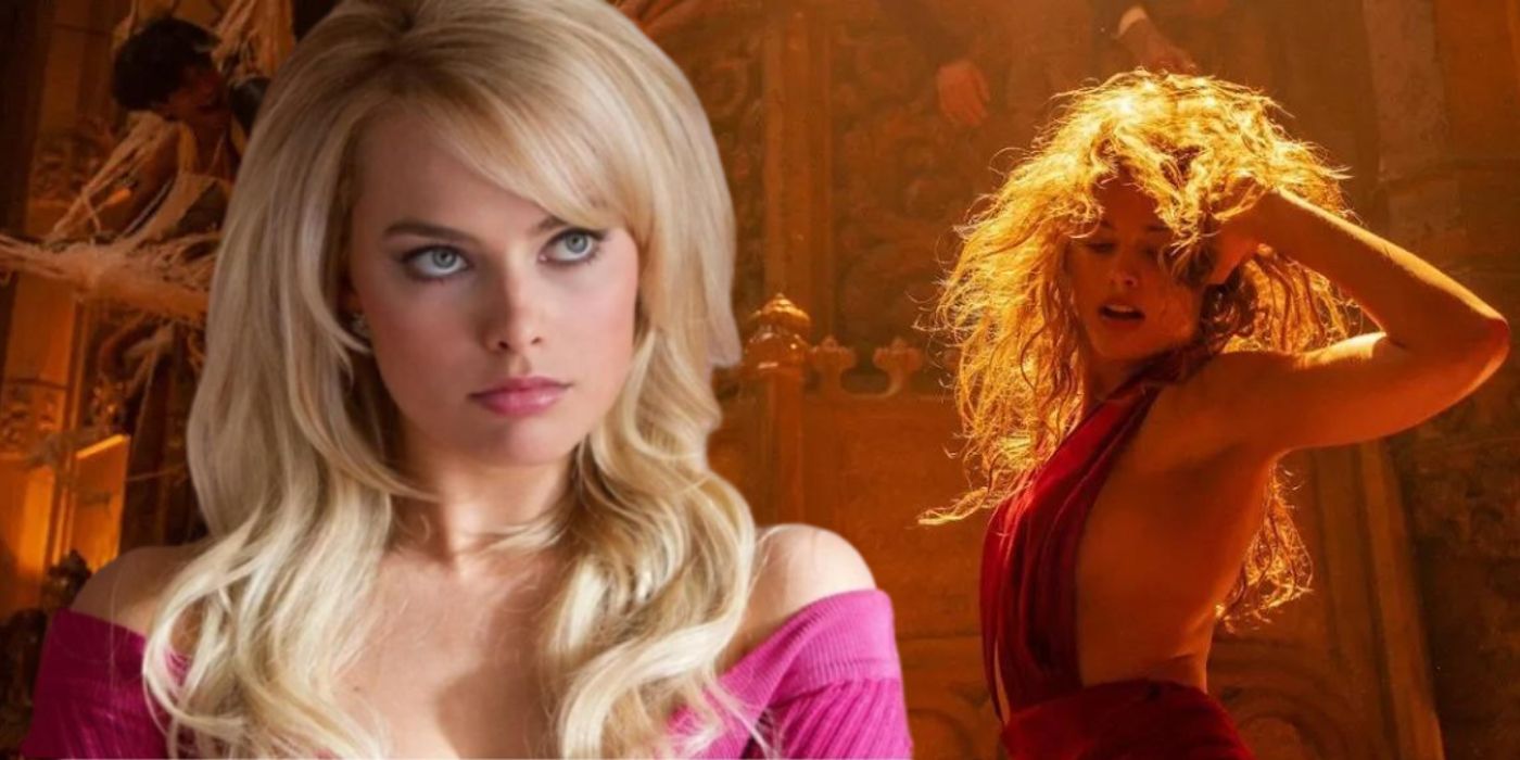 Margot Robbie in Wolf of Wall Street and in dancing in Babylon