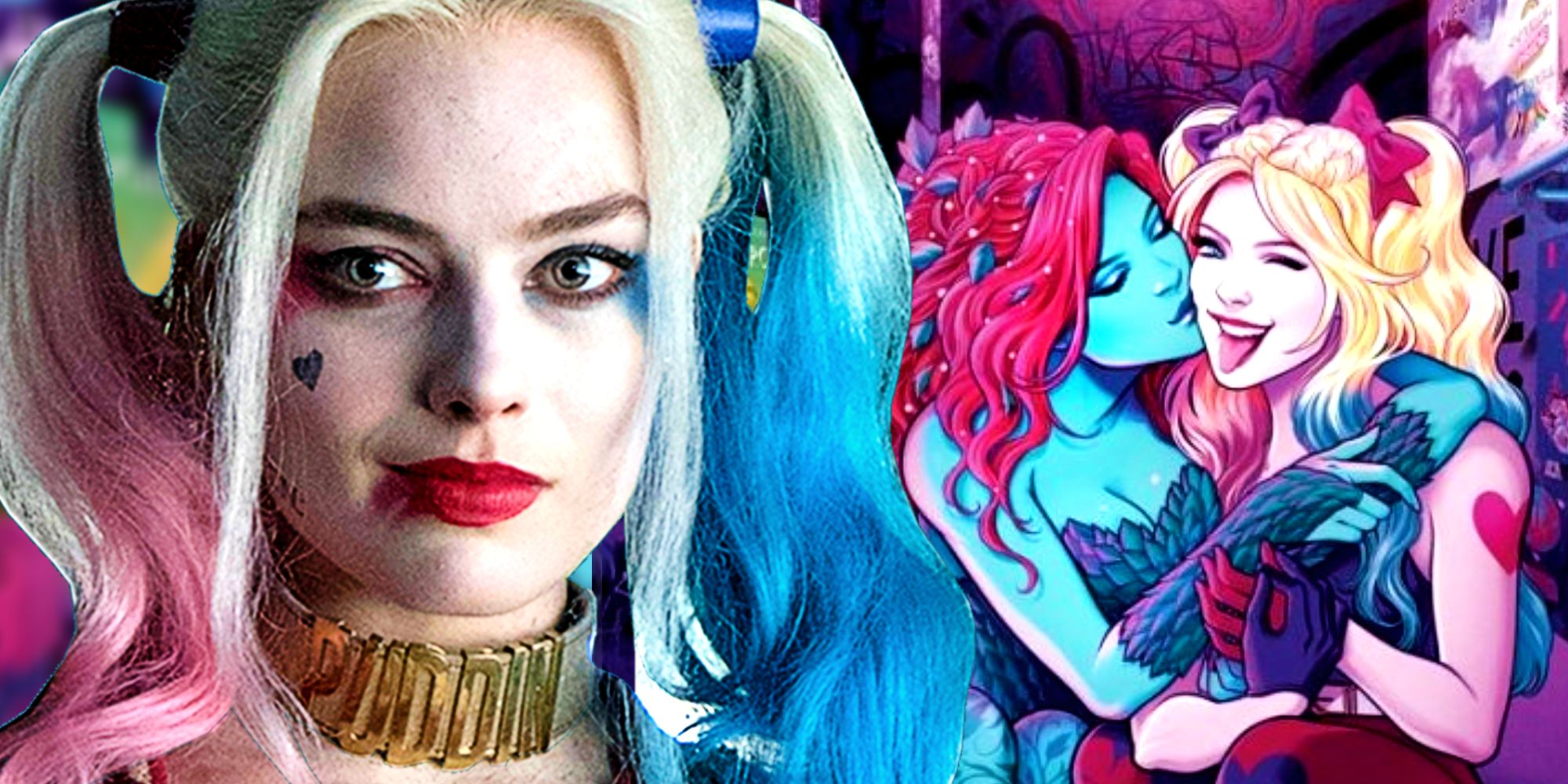 Harley Quinn et Poison Ivy de Margot Robbie