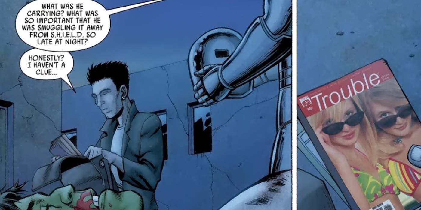 Mark Millar Makes Fun Of His Own Series - Trouble