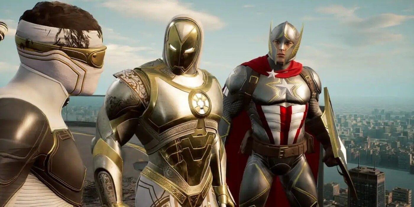 Marvel's Midnight Suns Caçador Homem de Ferro Capitão América Skins